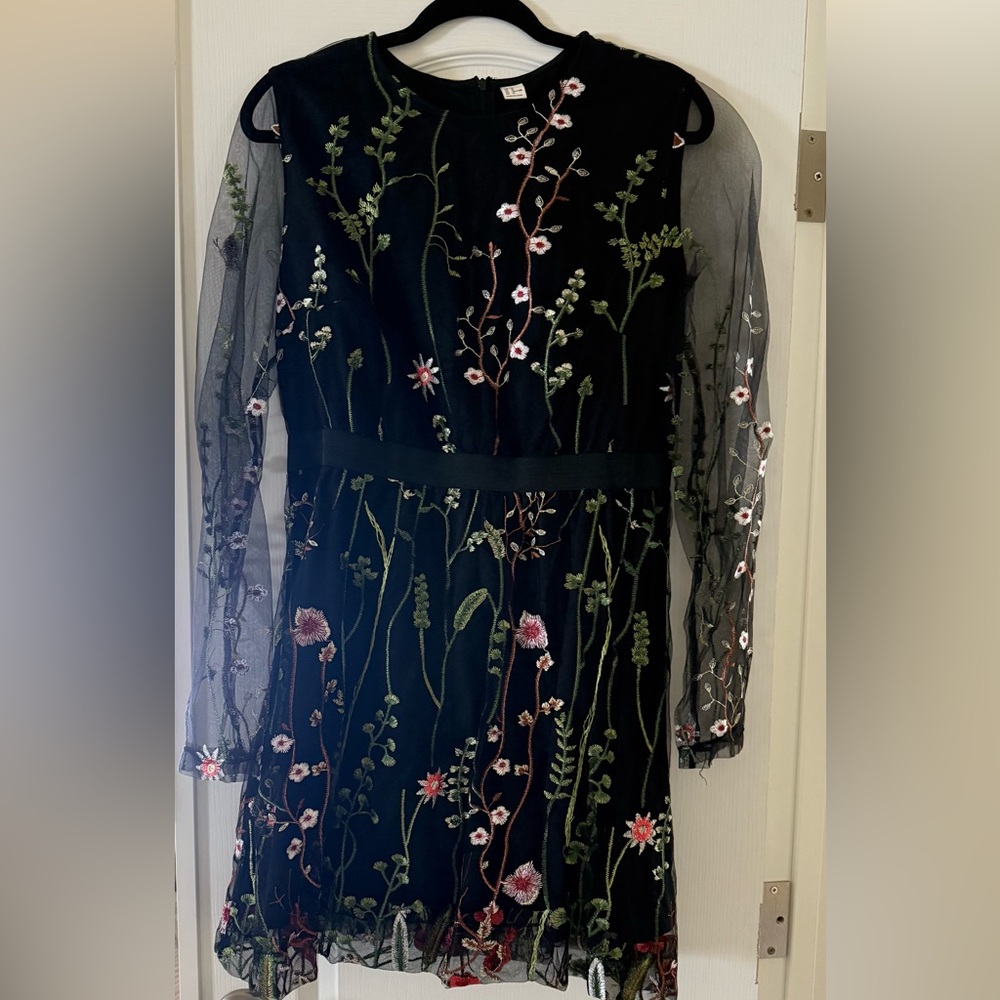 Black Floral Dress